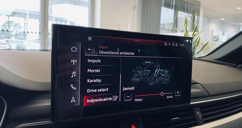 Audi A4 cena 144900 przebieg: 24657, rok produkcji 2020 z Pułtusk małe 379